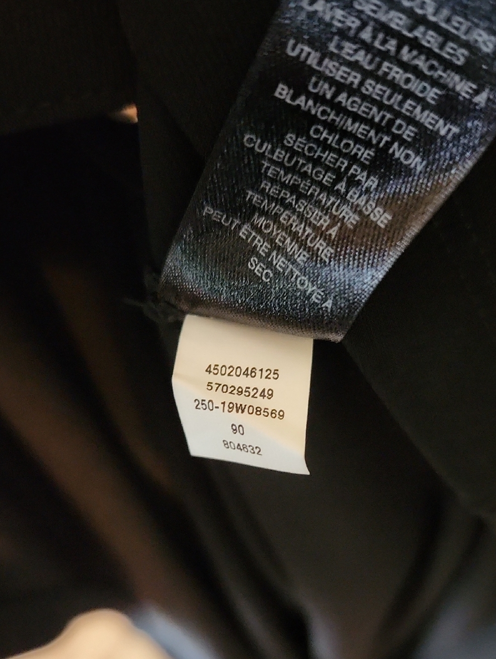 White House Black Market Black Poly/Spandex Snap Up Dress With Tie Size Medium - Picture 10 of 10